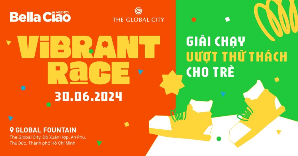 Giải chạy vượt thử thách cho trẻ ViBRANT RaCE tại Global Fountain – The Global City