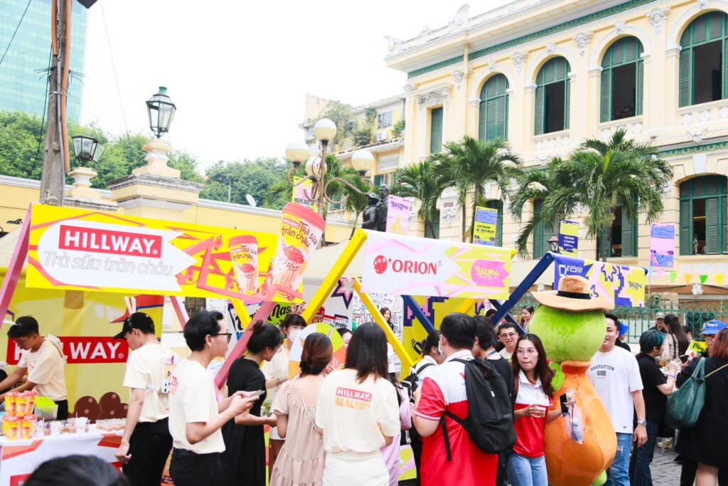 The Pop-up Zone drew significant attention from festival attendees