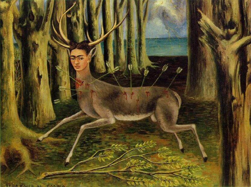Bức ‘The Wounded Deer’ - Lời cầu cứu tuyệt vọng của họa sĩ. Ảnh: dailyartmagazine.com