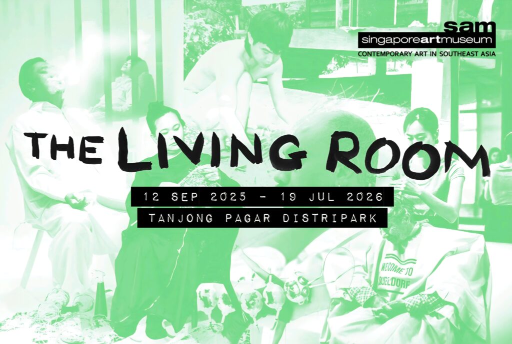 Poster của hai triển lãm: ‘Talking Objects’ và ‘The Living Room’