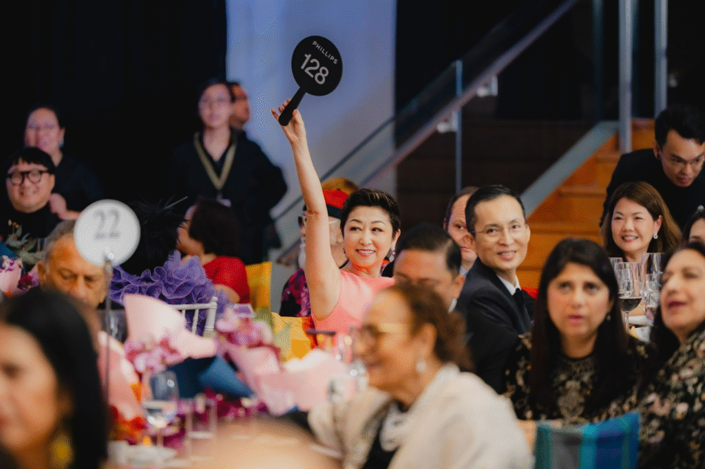 A meaningful auction held to raise funds for underprivileged children. Photo: National Gallery Team