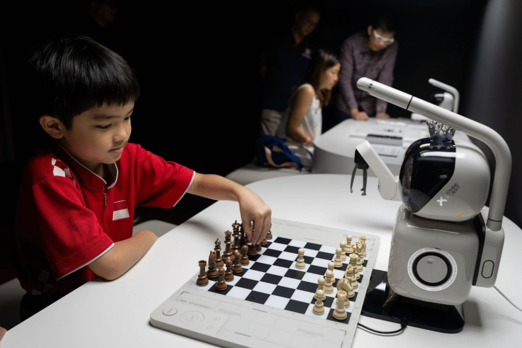 The exhibition stimulates thinking and nurtures the intelligence of children