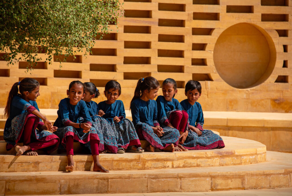 The unique architecture of a school in the heart of the desert 8 Rajkumari Ratnavati has helped transform the lives of rural girls in the town of Jaisalmer.