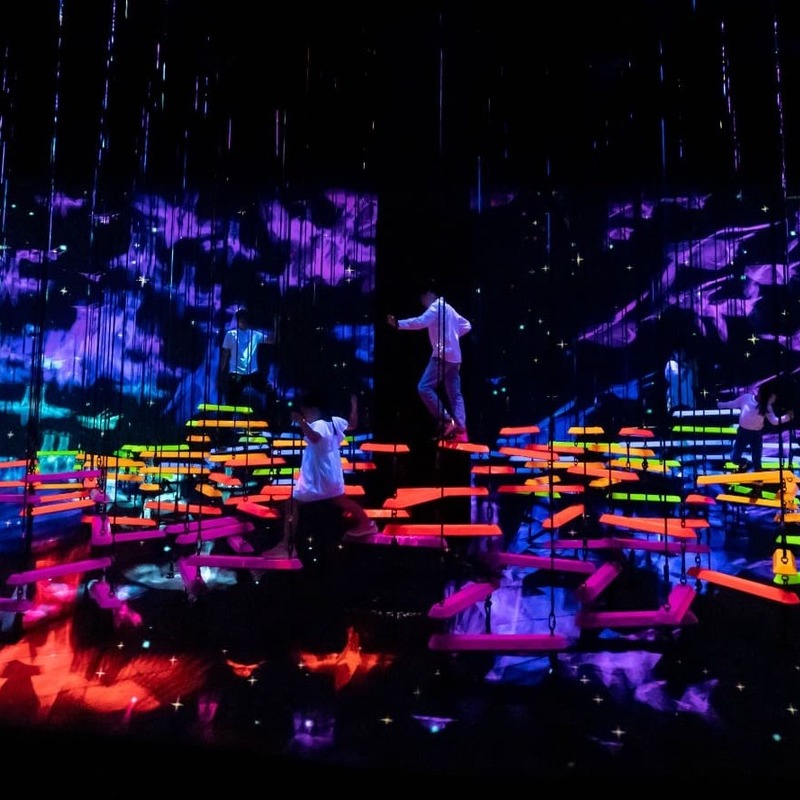 When science meets art at Science Fairs around the world 7 The exhibition space is designed like a living universe
