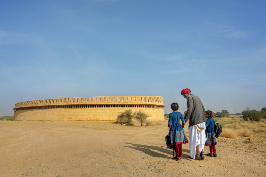 The unique architecture of a school in the heart of the desert 1 Girls in Jaisalmer face many challenges in accessing education.