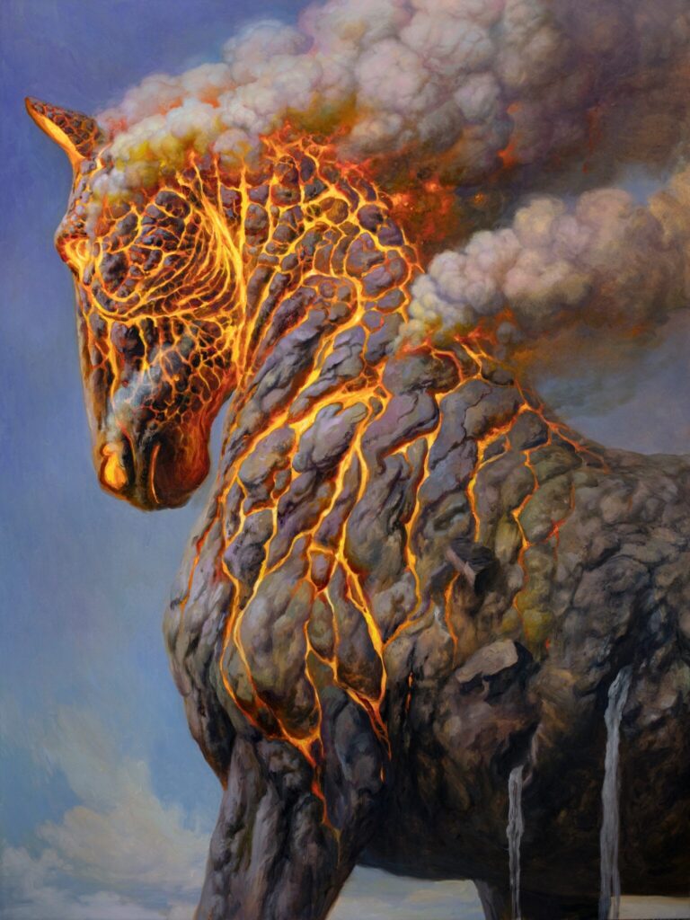 Images of horses are used as the main source of inspiration.
