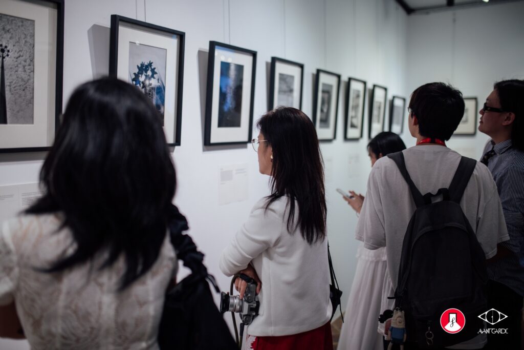 The exhibition offers viewers various reflections on light.