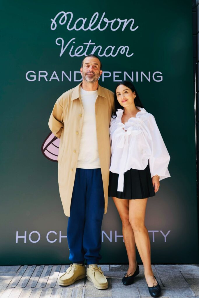 Malbon chính thức gia nhập thị trường thời trang golf Việt Nam 3 Stephen và Erica Malbon - Hai nhà sáng lập thương hiệu tại ngày khai trương