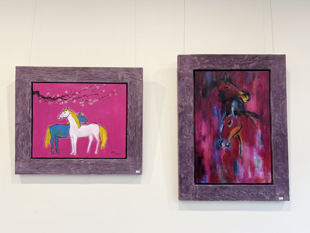 Tranh ngựa của họa sĩ Phạm Thái