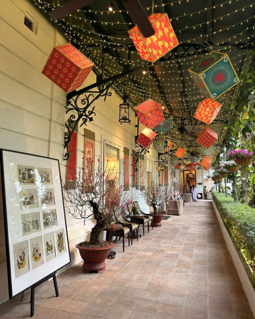 Không gian Sofitel Legend Metropole Hà Nội vào những ngày cận Tết 