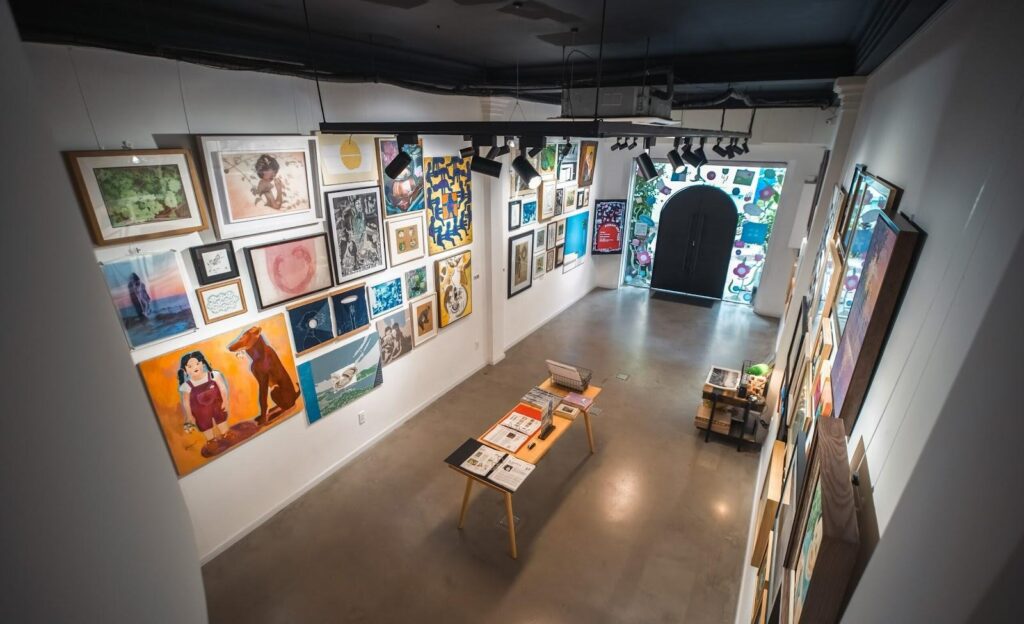 Không gian trưng bày của Annam Art Fair 2024 