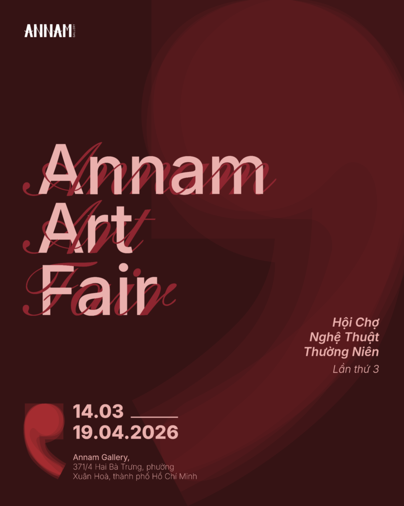 Poster chính của Hội chợ nghệ thuật Annam Art Fair 2026 